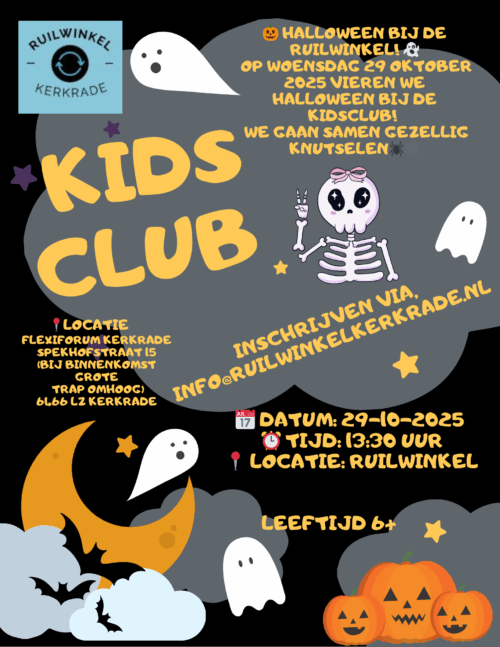 Kidsclub Halloween, Het wordt griezelig gezellig